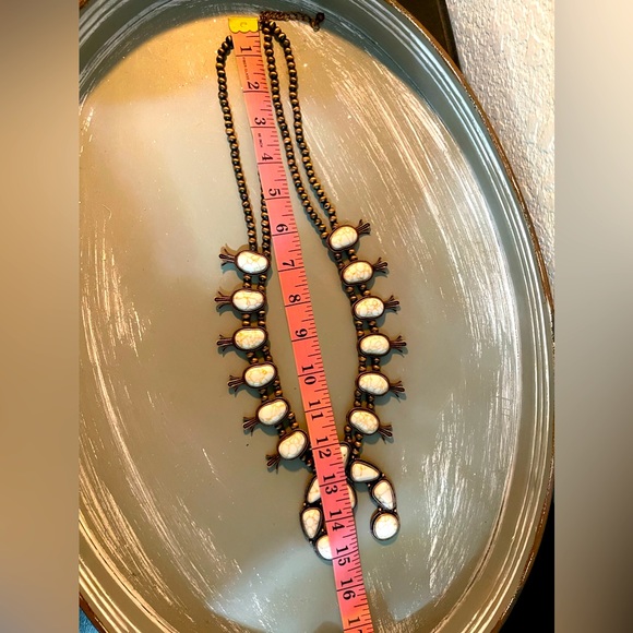 Faux Squash Blossom Necklace - Picture 4 of 5